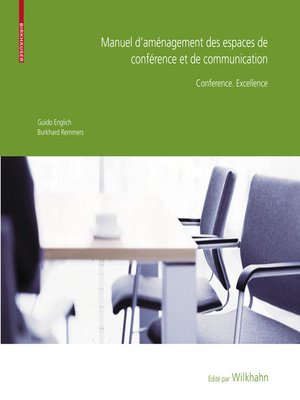 cover image of Manuel d aménagement des espaces de conférence et de communication